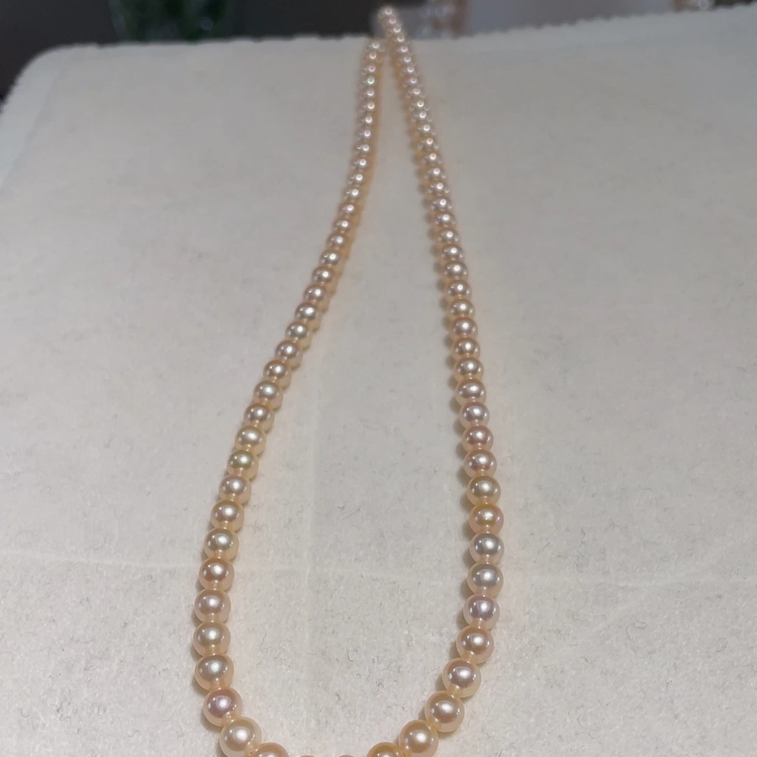 银S925镶嵌淡水珍珠颈饰