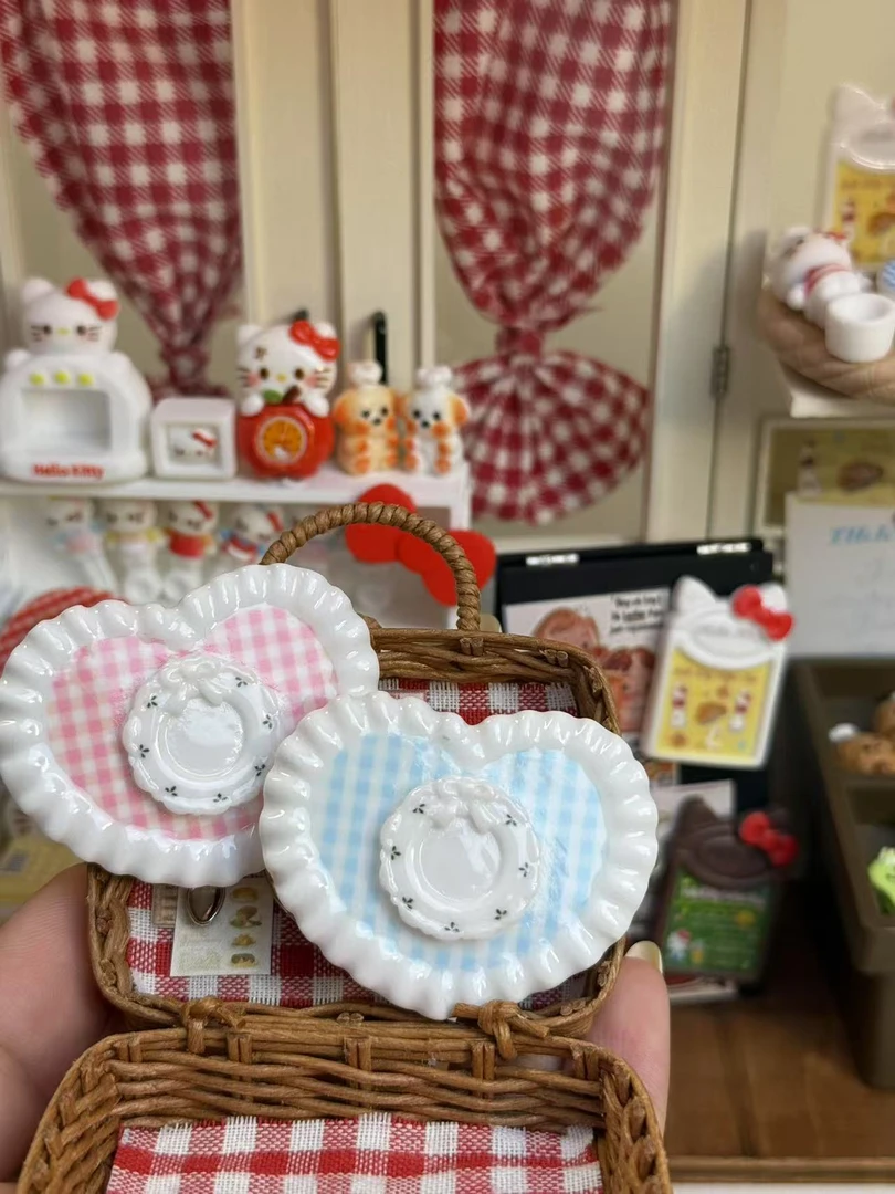 【mimi食玩屋定制】法式爱心餐盘