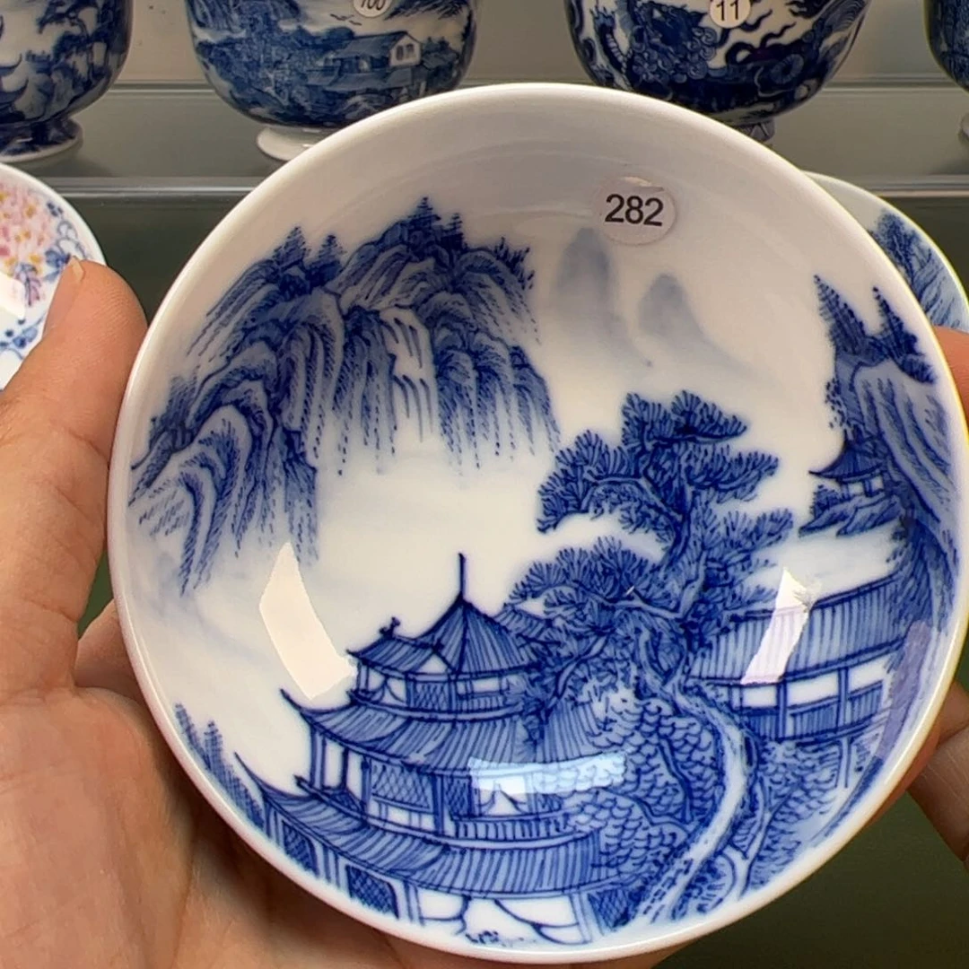 杯木木景德镇纯手绘茶具282