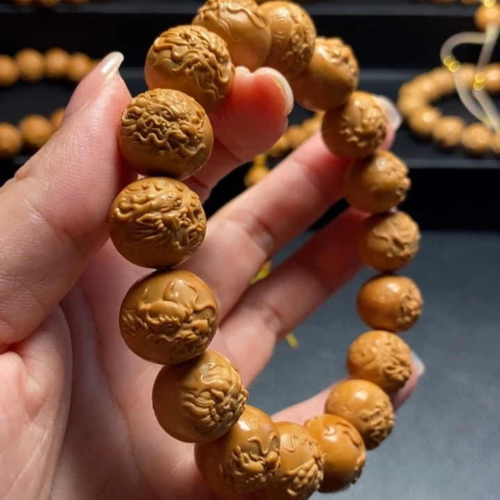 手串猴头核桃龙卧祥云