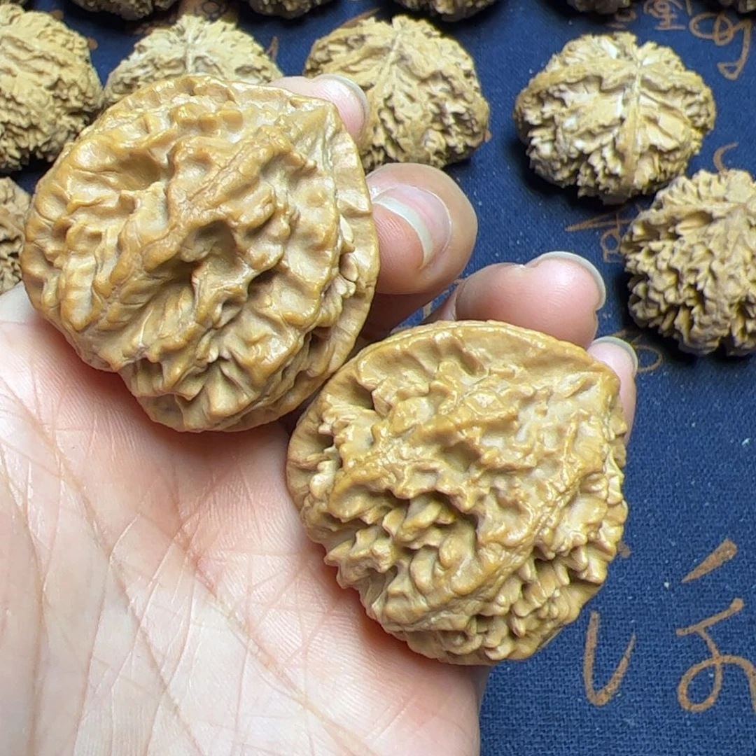 文玩核桃把件秦岭野生植物核桃