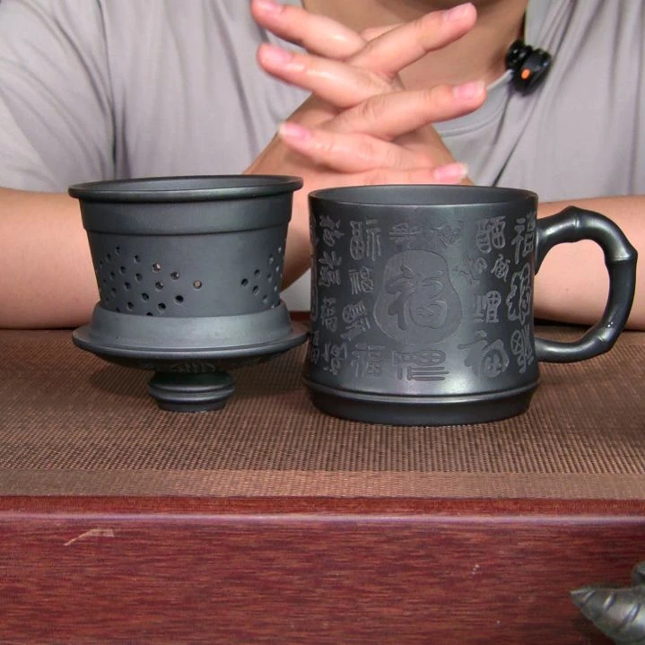茶杯紫砂高货放漏