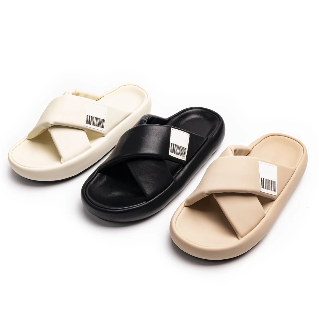 夏季情侣舒适时尚休闲一字拖厚底拖鞋122482 1107/CA-0446