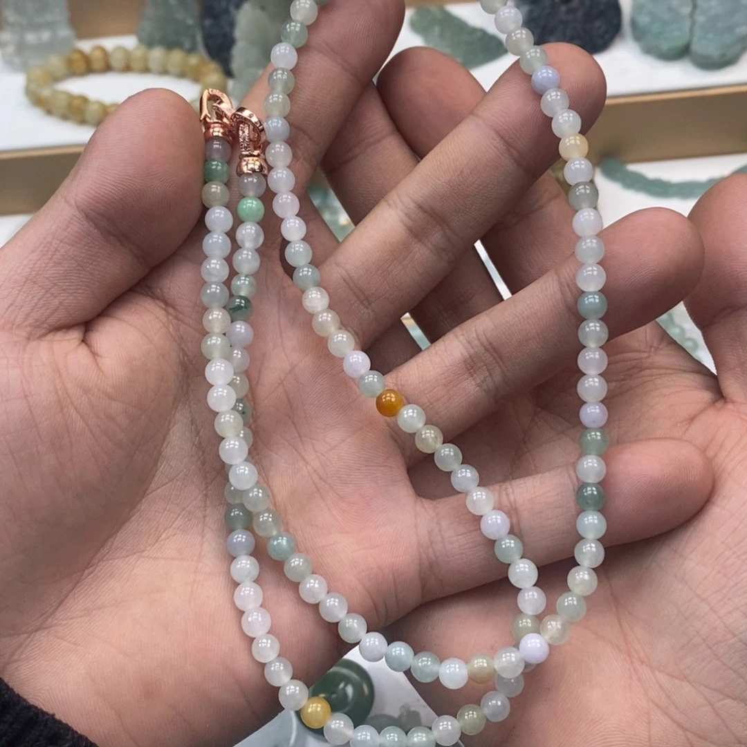 翡翠未镶嵌手链天然a货翡翠24