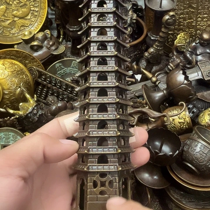 顺顺利利，铜器摆件