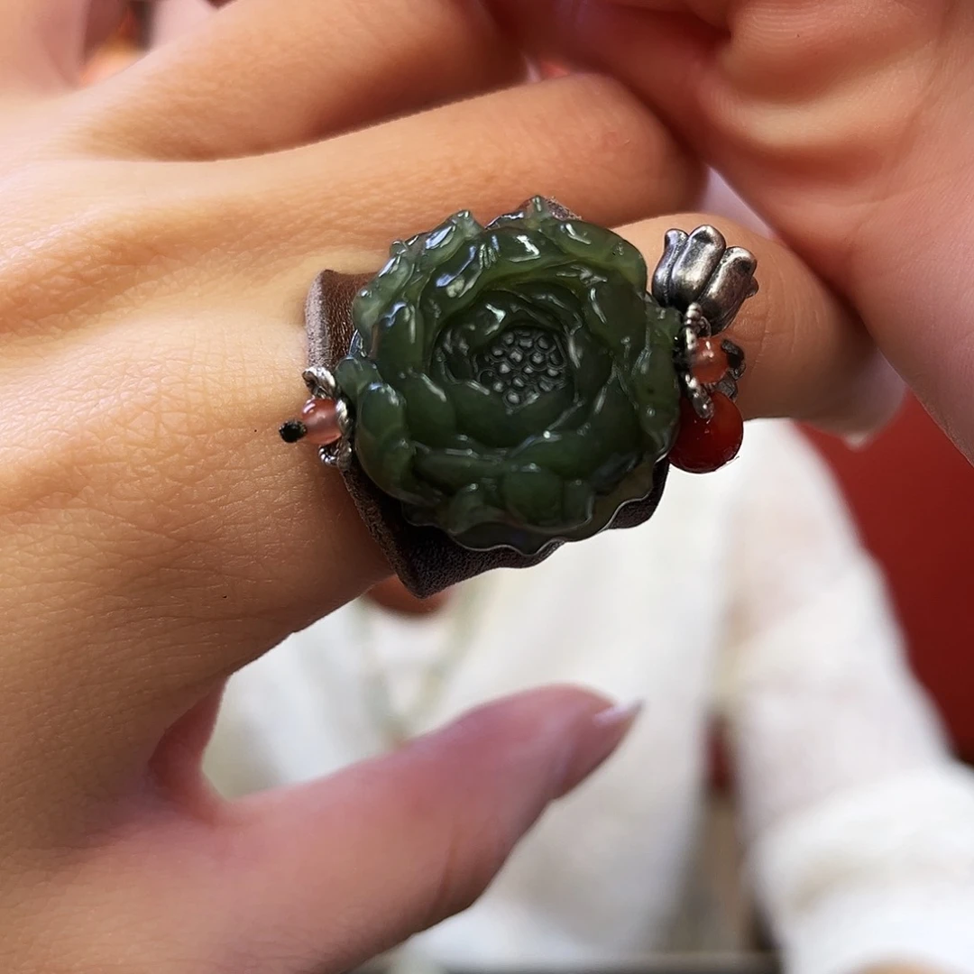 和田玉戒指未镶嵌