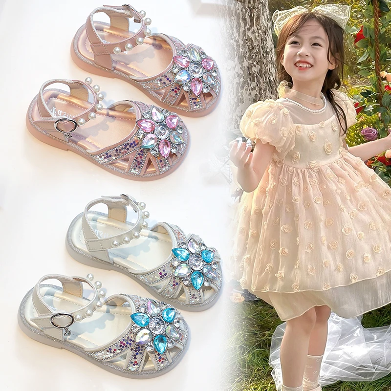 A00-A99 2025精品女童鞋断码清仓百搭儿童公主鞋时尚凉鞋儿童皮鞋