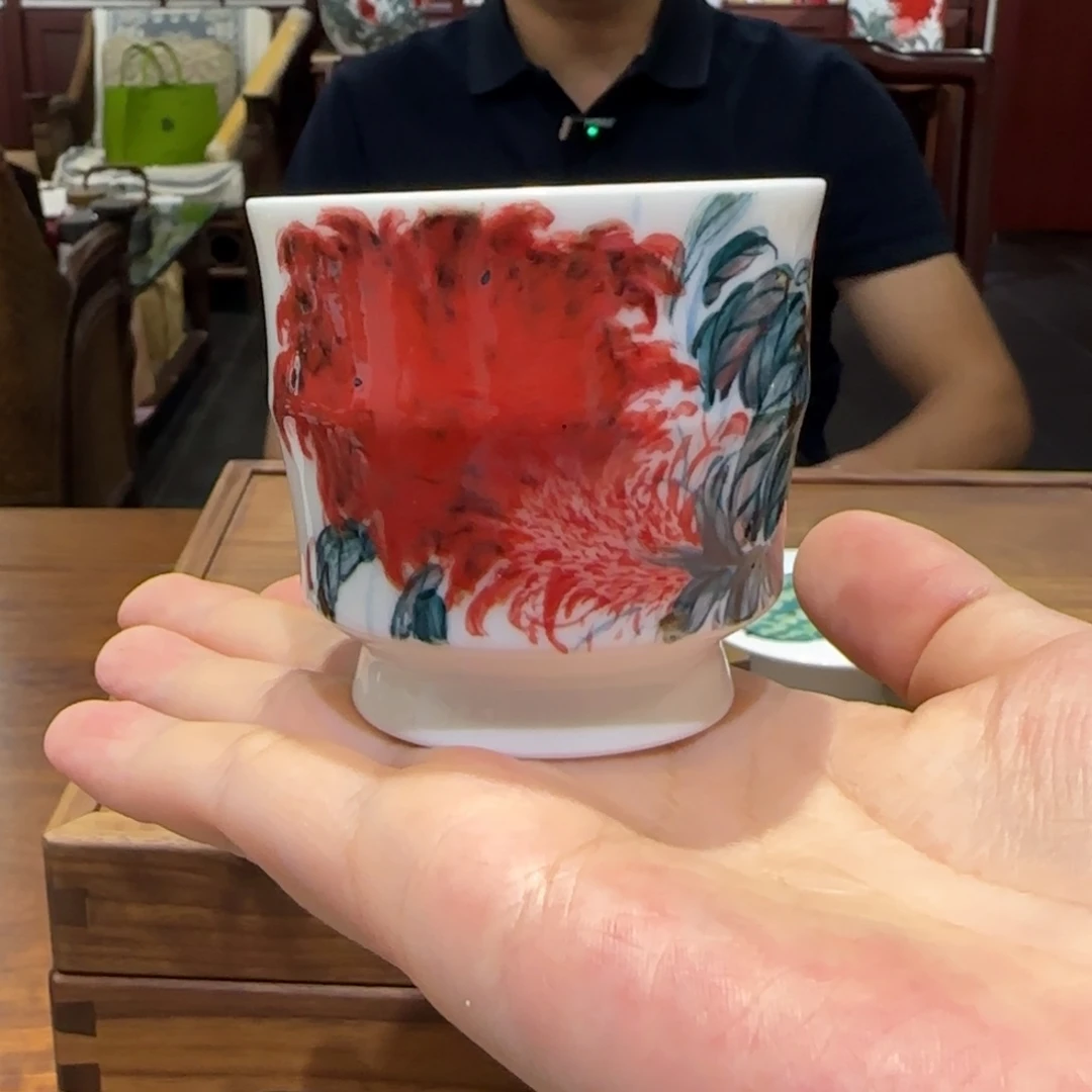 瓷片陶瓷作品 陶瓷手绘