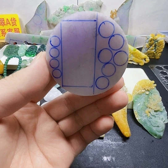 未镶嵌挂件翡翠翡翠