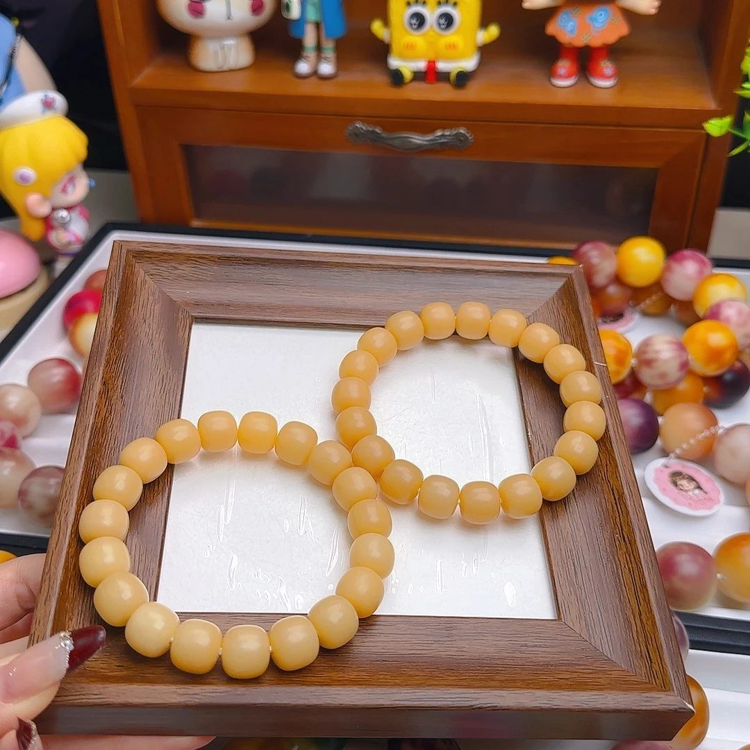 菩提根/象牙果手串卡12鬼工干磨落地果随机