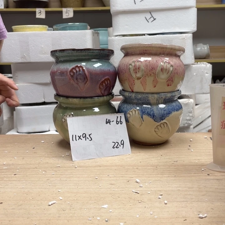 紫砂花盆多肉花盆微瑕66