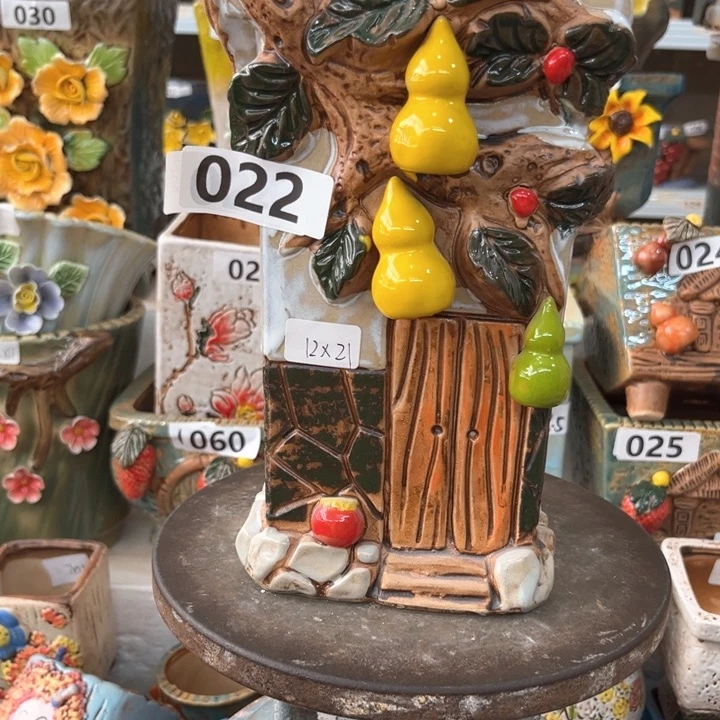 紫砂花盆粗陶材质多肉花盆