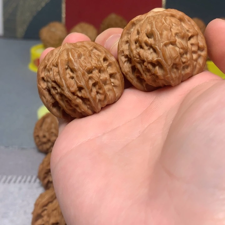 把件文玩核桃40全品山地磨盘