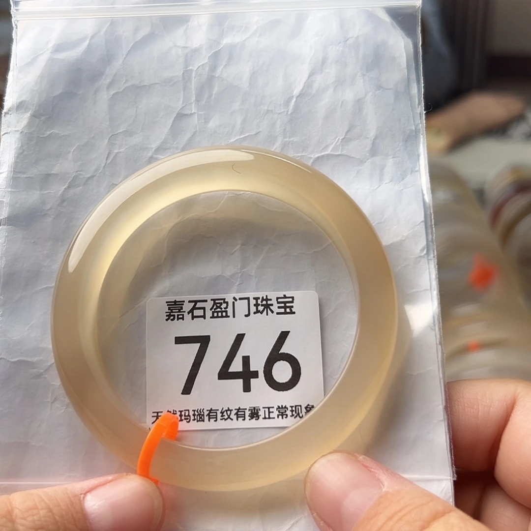 手镯玛瑙/玉髓未镶嵌鱼**茶746