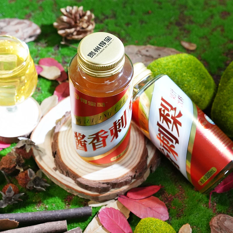 得宝酷贵州刺梨酱香刺梨果汁饮料畅享美味200lm*12瓶