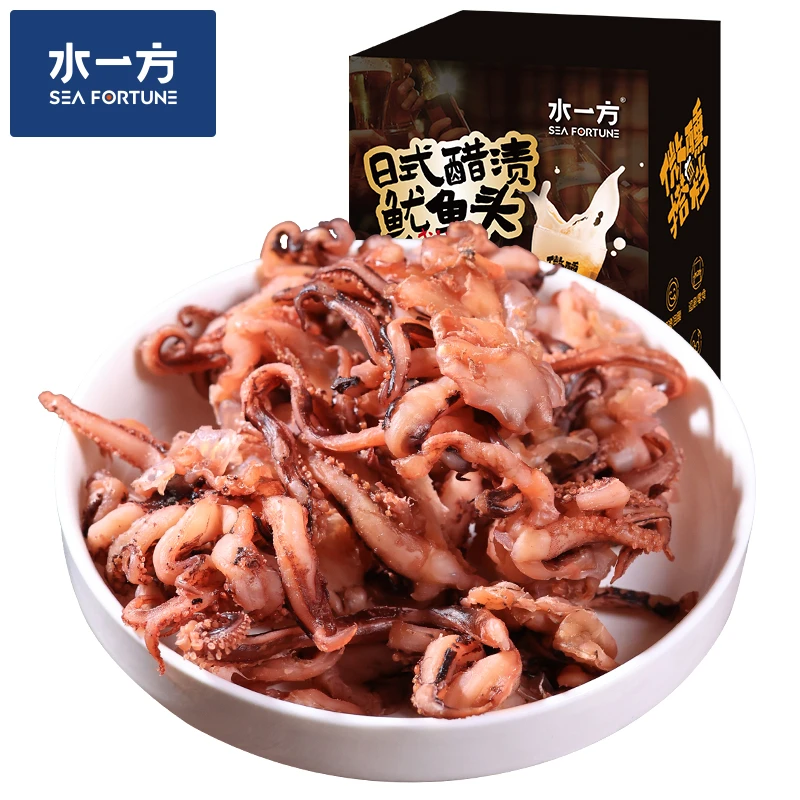 水一方醋渍鱿鱼头日式梅醋下酒耐嚼休闲鲜美解馋零食