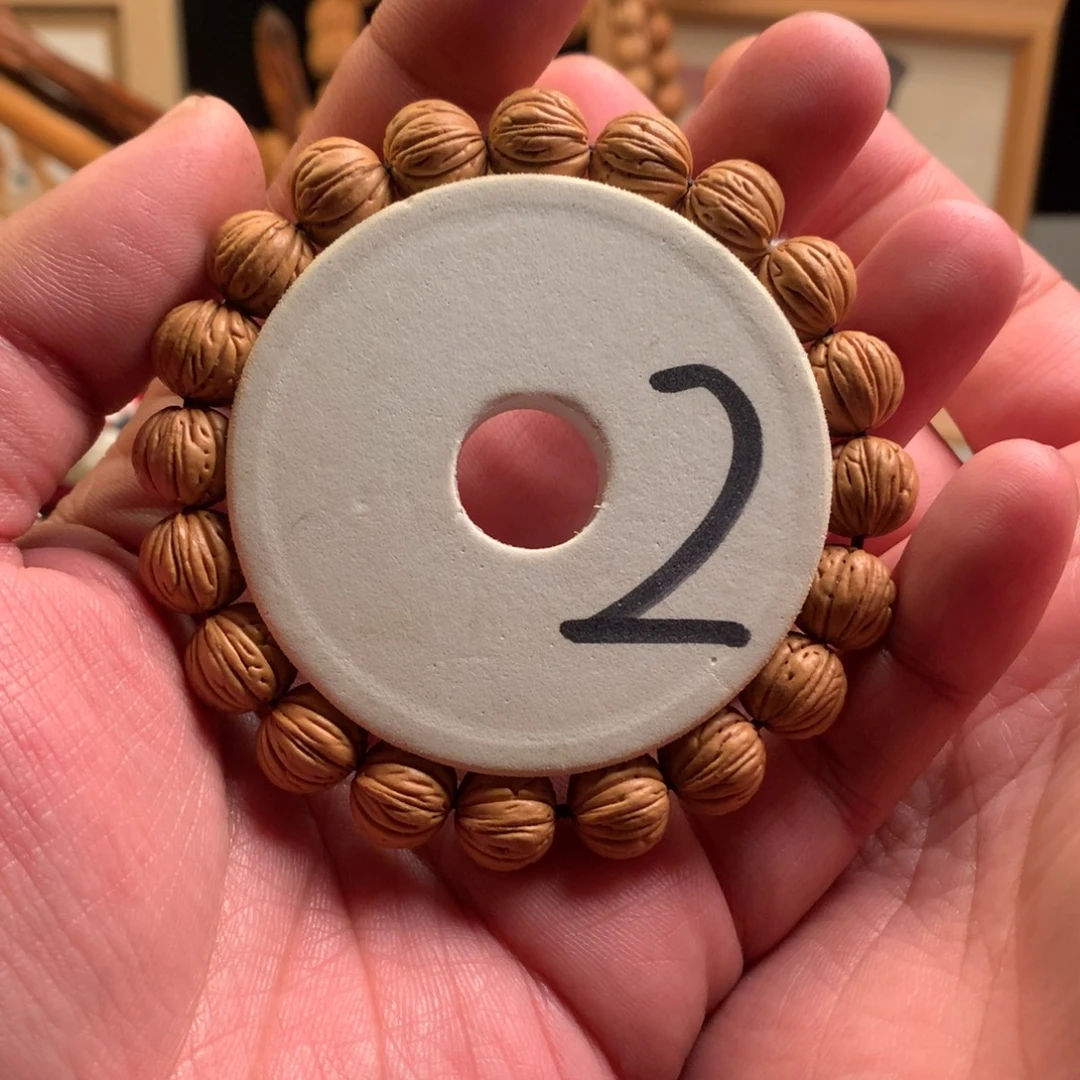 桃核手串【甲子】1.2小桃核手串