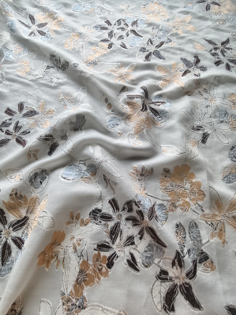 剪花  丝绸工厂样布花型展示 （0.5米勿拍！！！下单需咨询客服）1