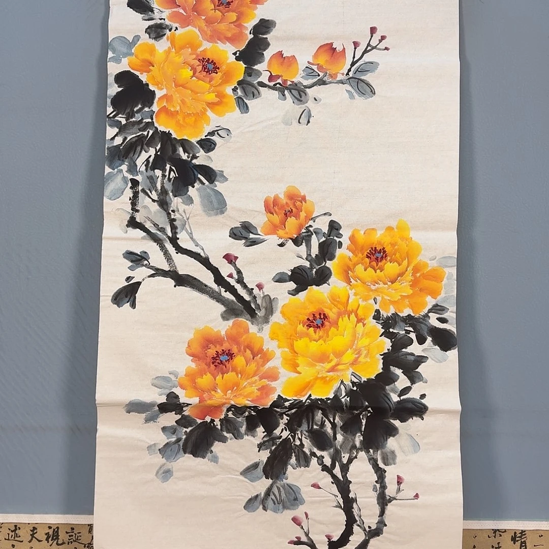 国画428 牡丹一如您的脸颊