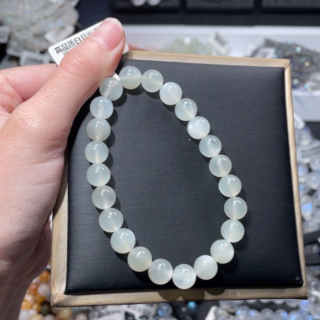 长石手链未镶嵌初恋白月光8.5m