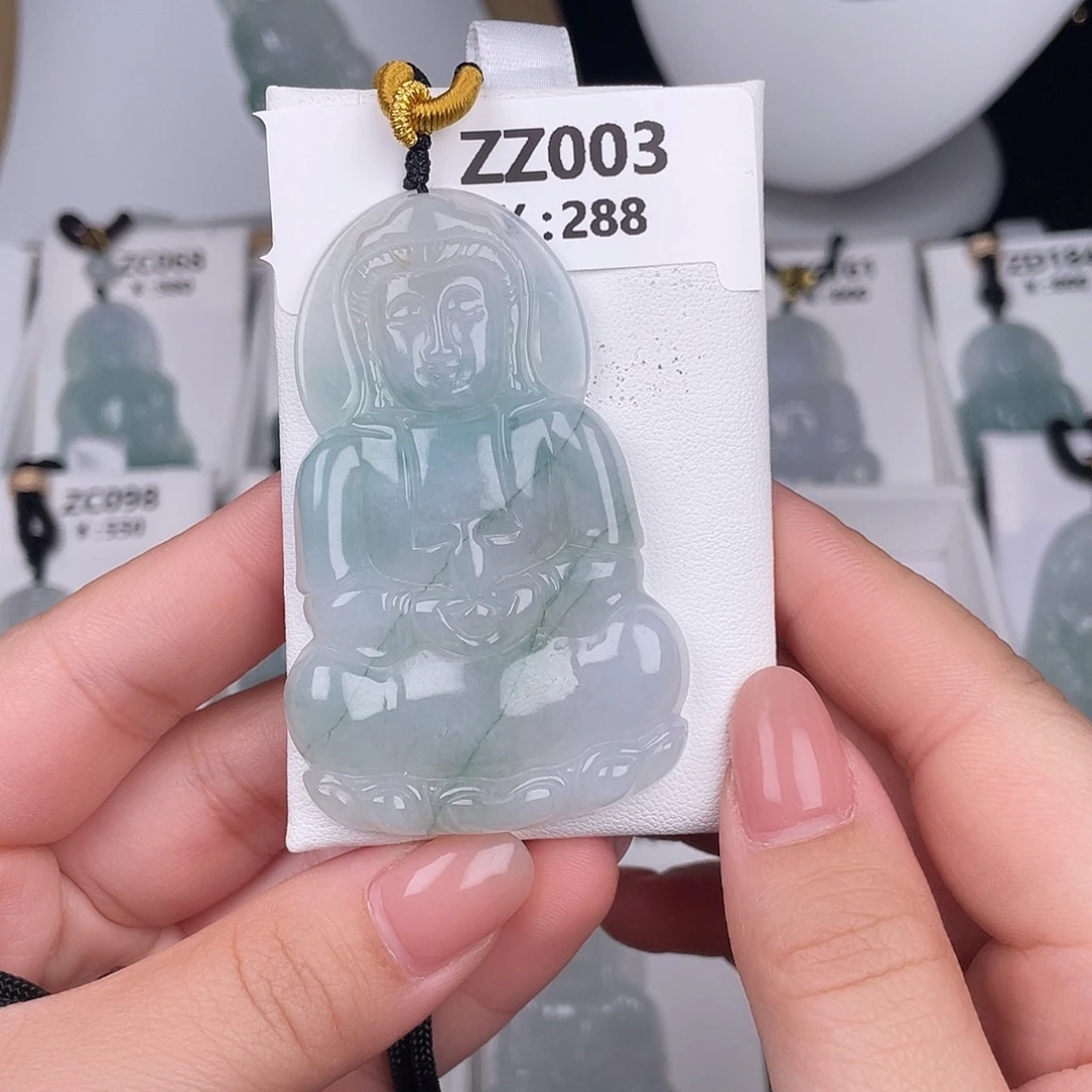 翡翠未镶嵌颈饰zz003