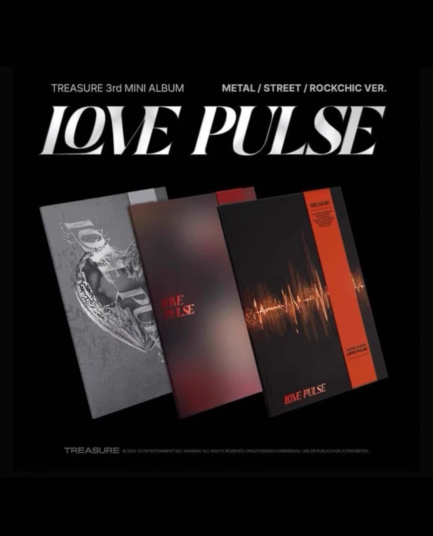 TREASURE 迷你3【LOVE PULSE】新专回归 专辑 小卡 快闪周边