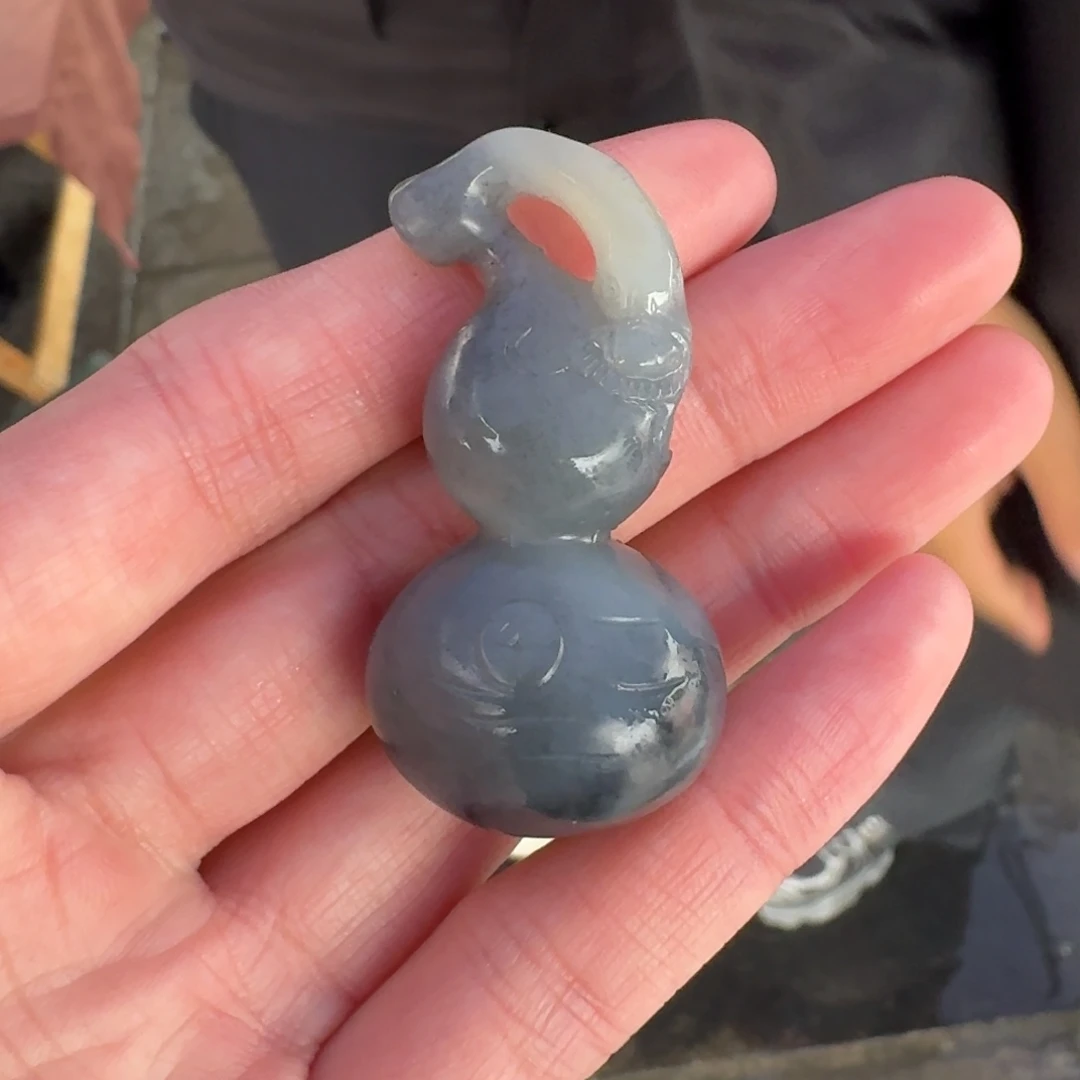 和田玉未镶嵌颈饰117虎哥