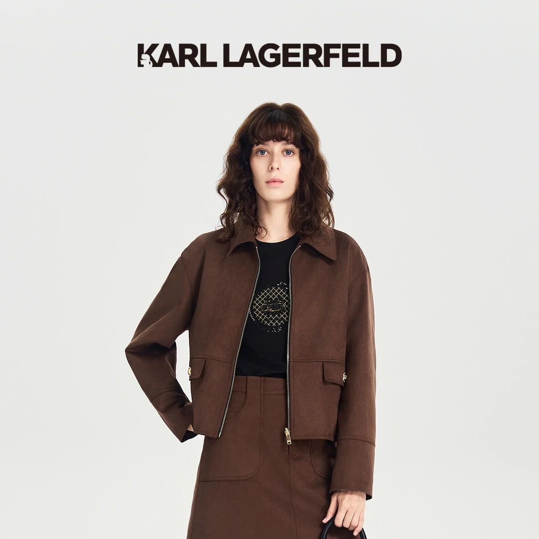 【诗语专属】KARLLAGERFELD25秋季新款短外套老佛爷M26E1508