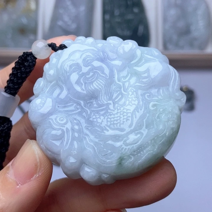 翡翠未镶嵌挂件翡翠