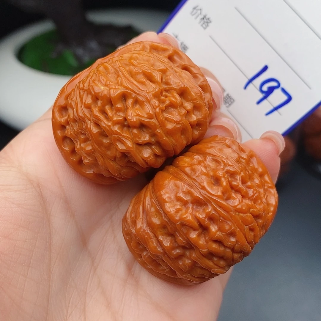 把件文玩核桃41闷白197