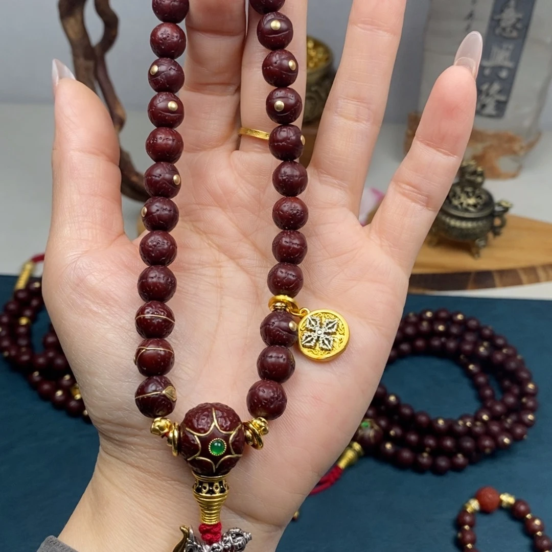凤眼菩提手串手持金钉简配9.5