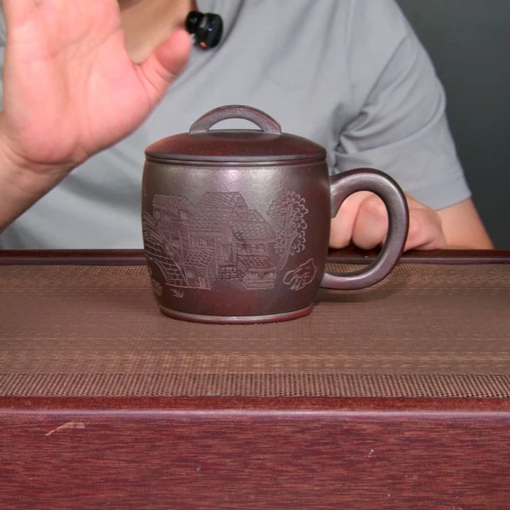 茶杯紫砂高货放漏