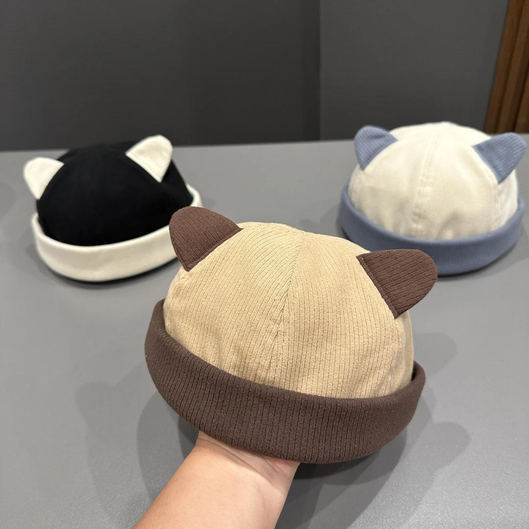 儿童帽子秋冬季韩版休闲地主帽男童女童遮阳婴儿宝宝瓜皮帽百搭潮