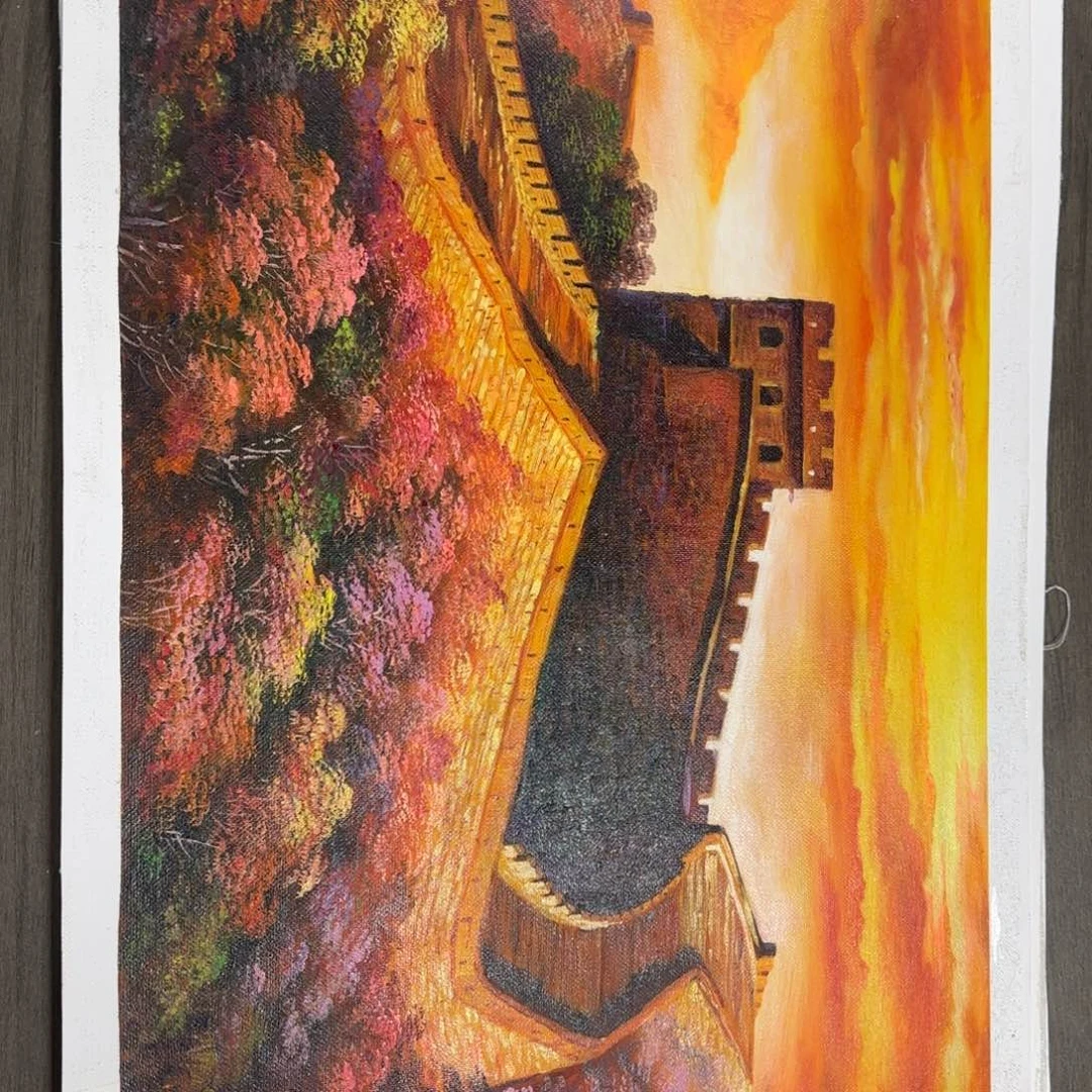 油画我也不知道为什么我的