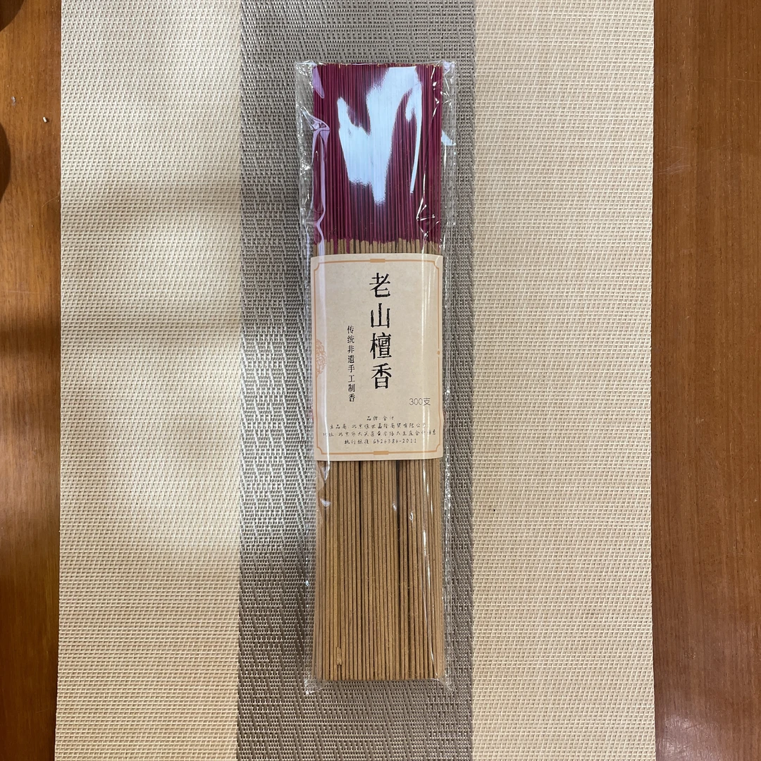 手搓檀香竹签香 32.5厘米 袋装