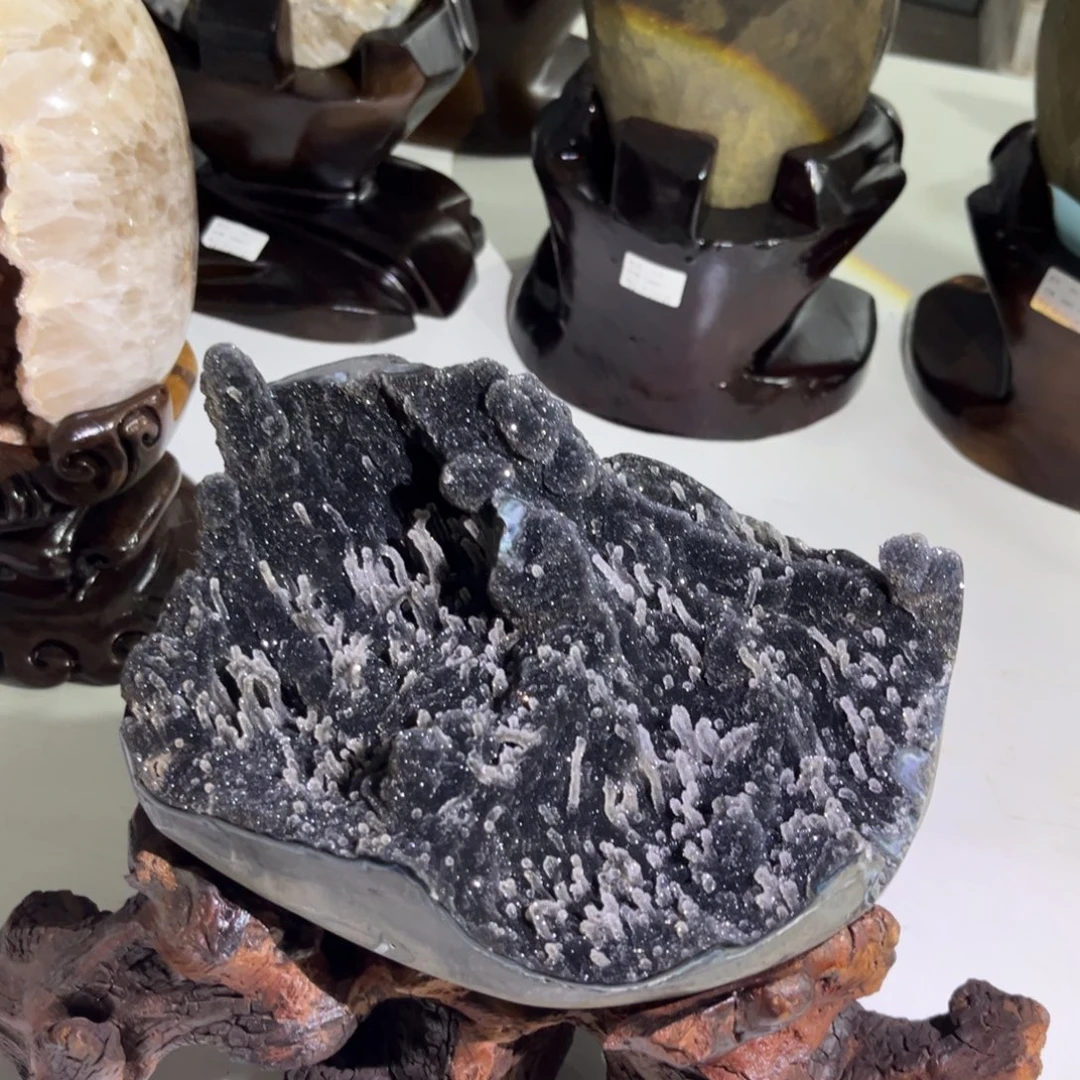 摆件紫晶未镶嵌水晶