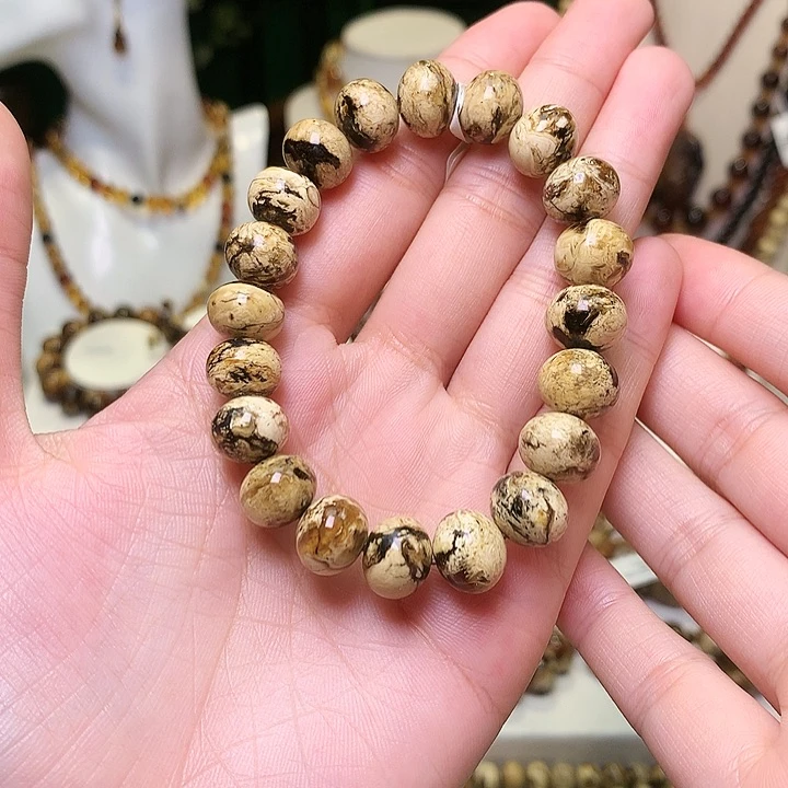 琥珀裸石未镶嵌抚顺琥珀卡11近12特级干白花