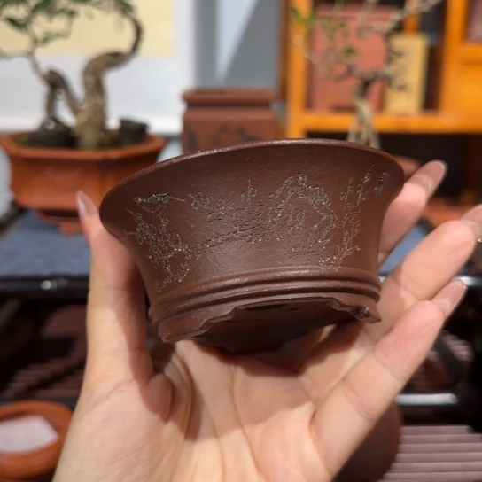 花盆紫砂口径7.5深度3.5