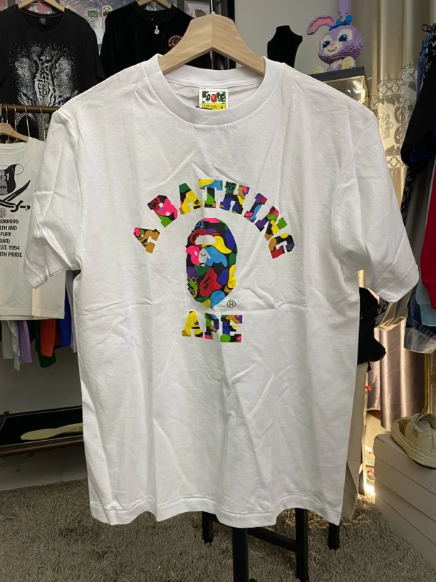 短袖常规潮流圆领印花运动时尚飞虎队卡通纯棉T恤