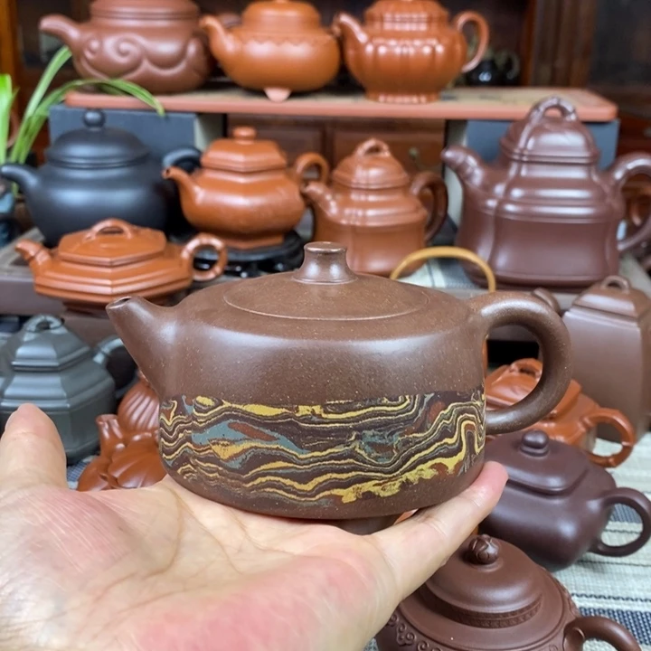 紫砂茶壶沙漠之舟320cc原矿老紫泥双十一特价