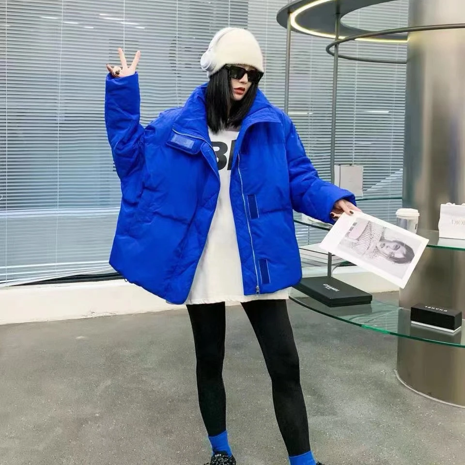 2024年小尤欧版女装欧洲站时尚潮流宽松立领