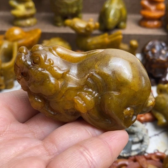 蛇纹石玉未镶嵌颈饰110