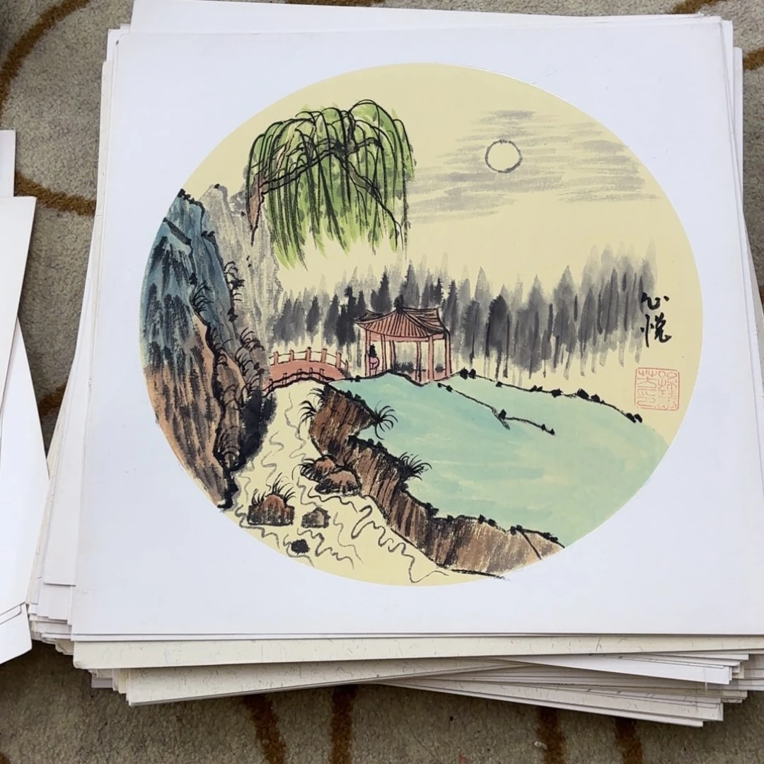 国画国画老师作品刘