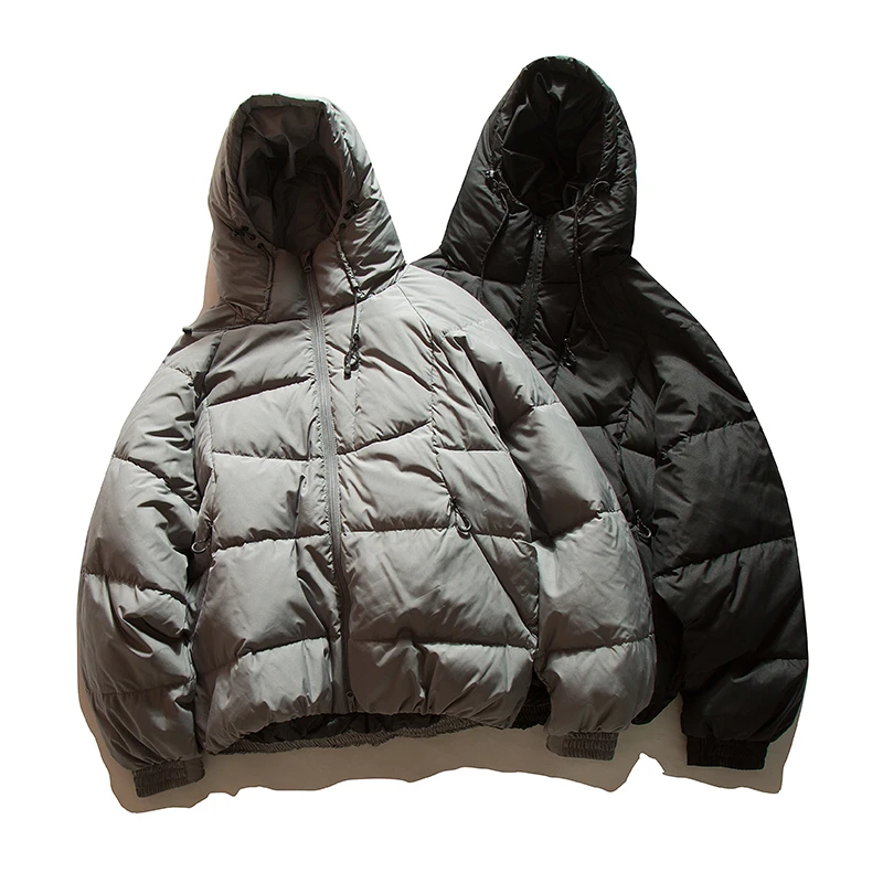 Lucky「冰雪逐梦」鸭绒羽绒服2025设计新款情侣抗静电连帽男女外套