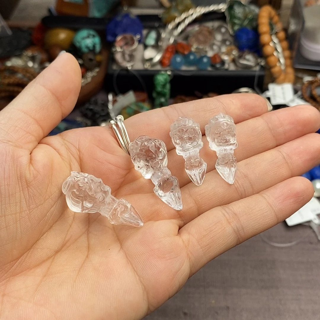 石英石设计款吊坠