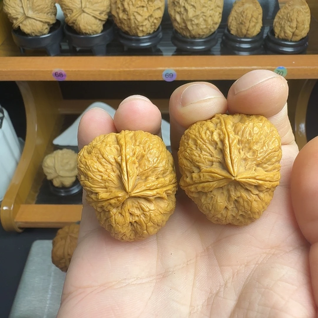 把件文玩核桃22号树纹丁字35尺