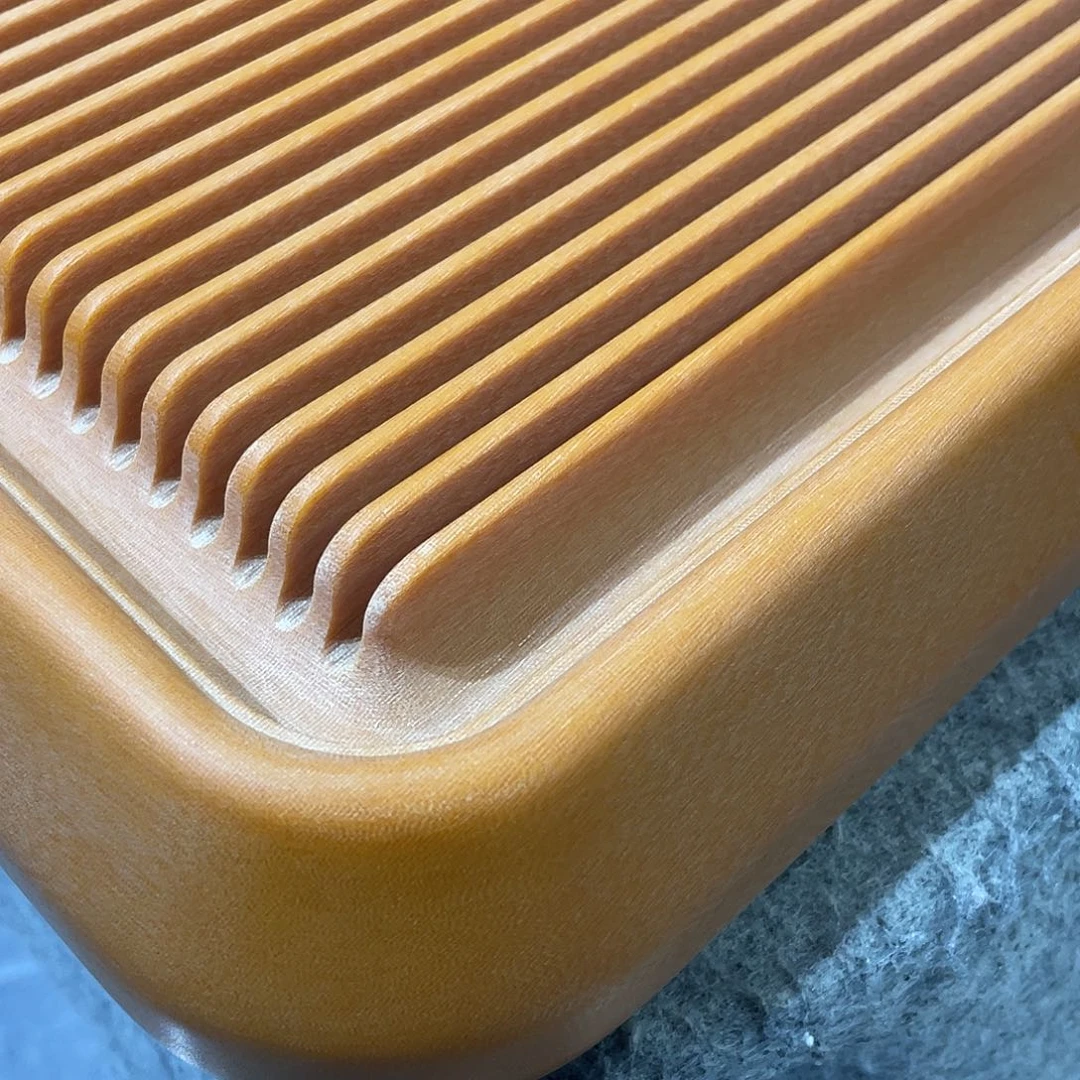 社***人电木茶盘橙金龙纹80/40/6