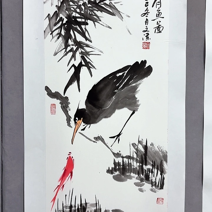 国画亲笔手绘放心去藏
