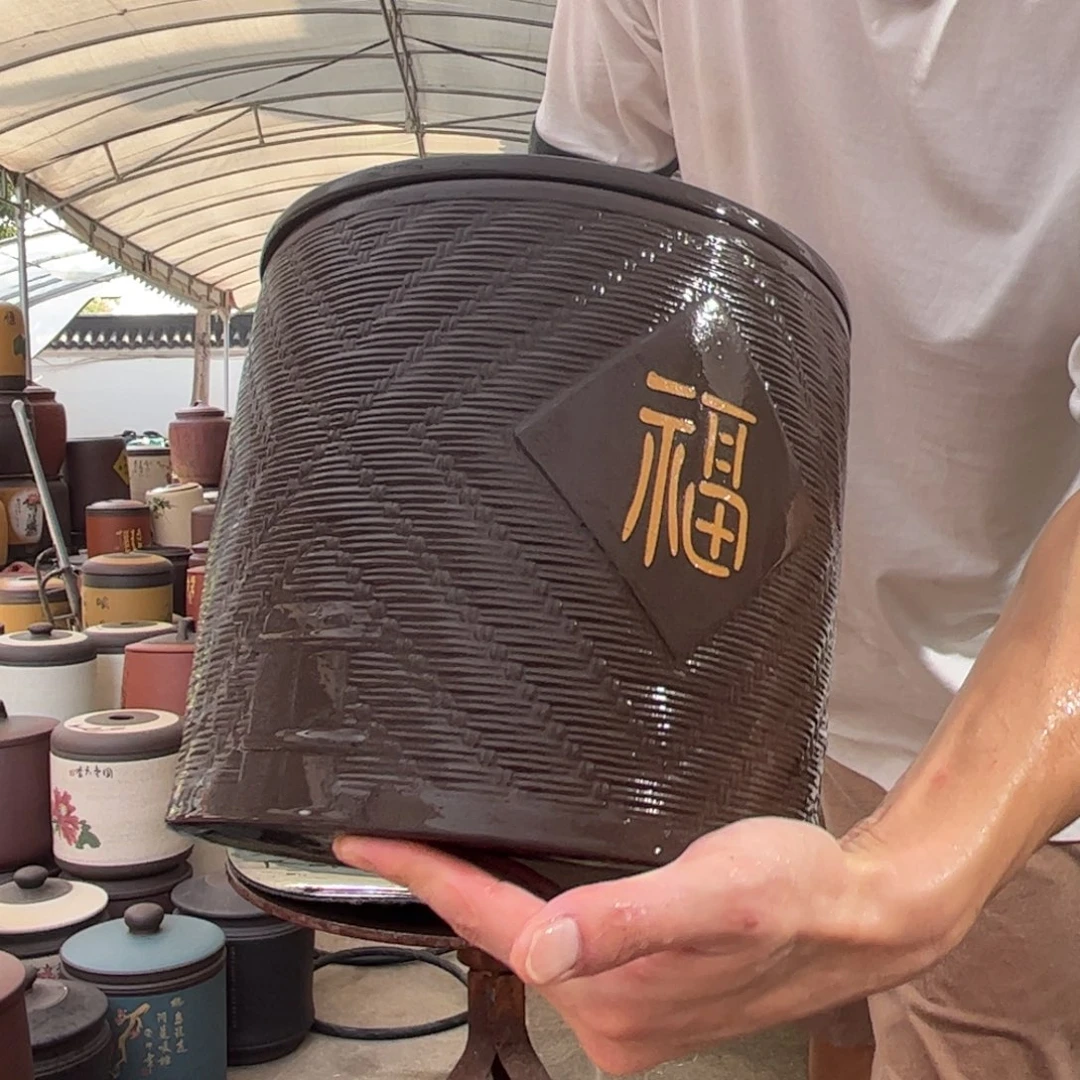 紫砂茶叶罐8 饼茶叶罐