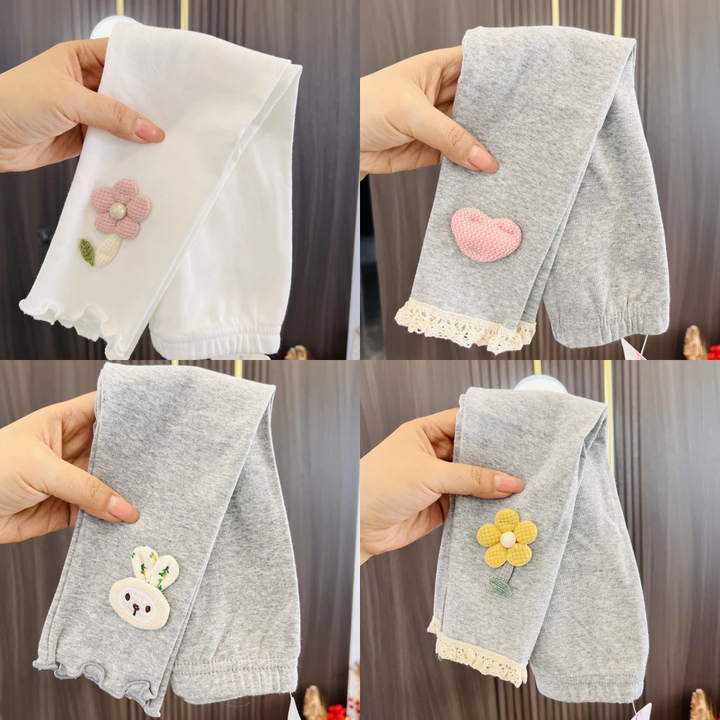 女童打底裤春装宝宝长裤小女孩童装春季百搭裤子可开档小童洋气潮